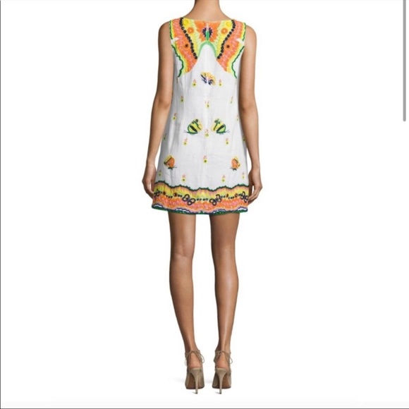 Calypso size S beaded butterfly dress - Picture 2 of 3